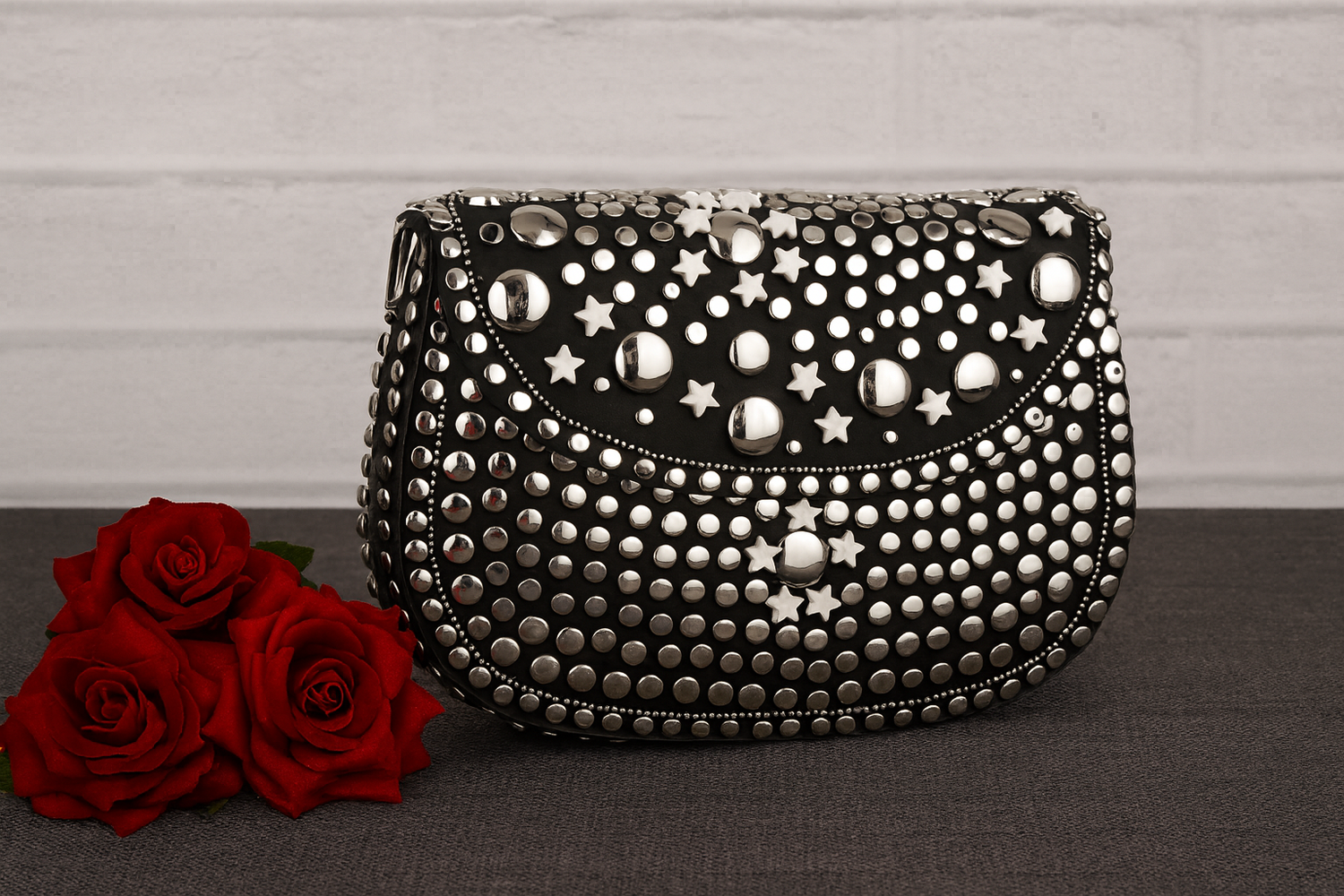 Metal Stones Bag