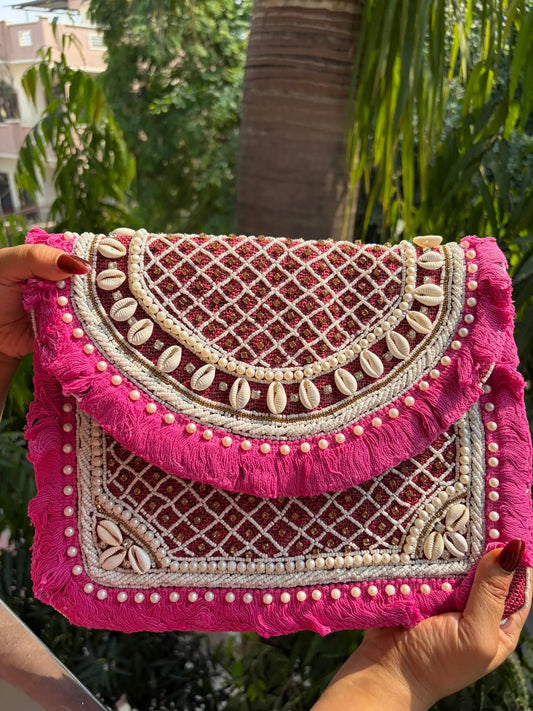 Pink Boho Bag