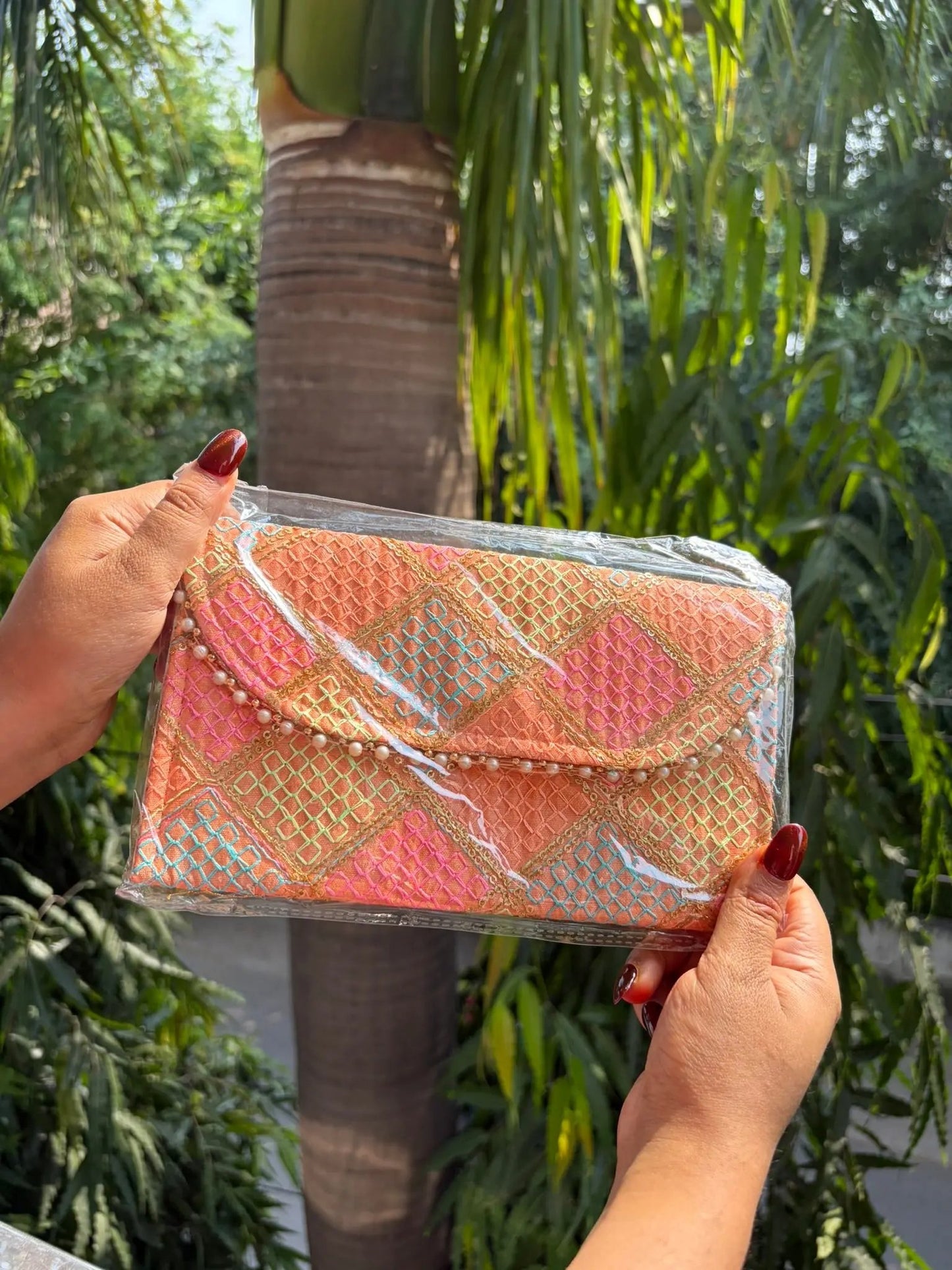 Moti Clutch Bag- MultiColor