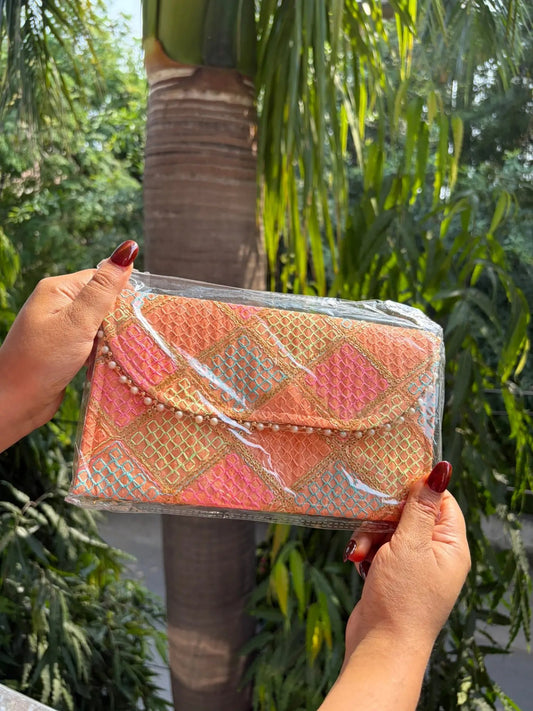 Moti Clutch Bag- MultiColor