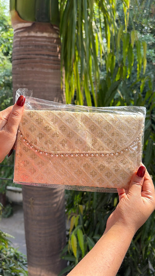 Moti Clutch Bag- Biege