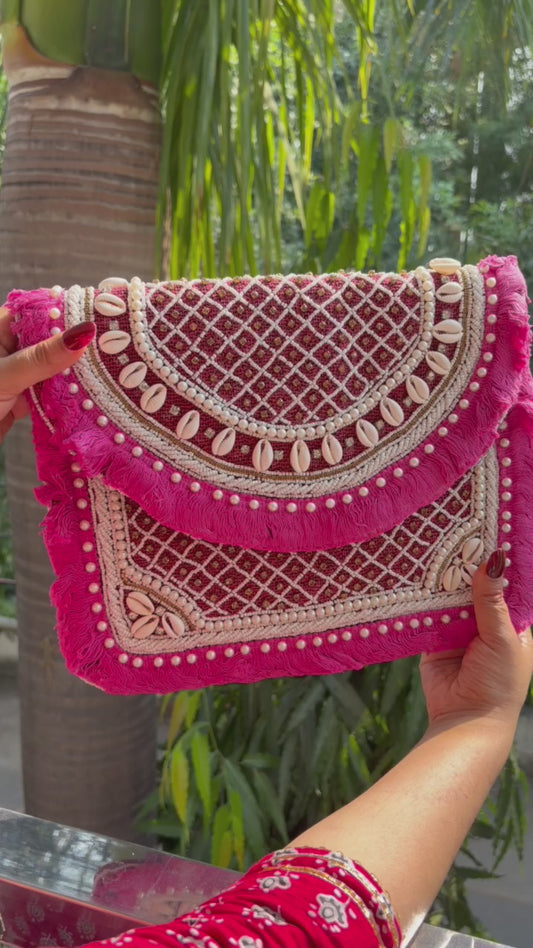 Pink Boho Bag